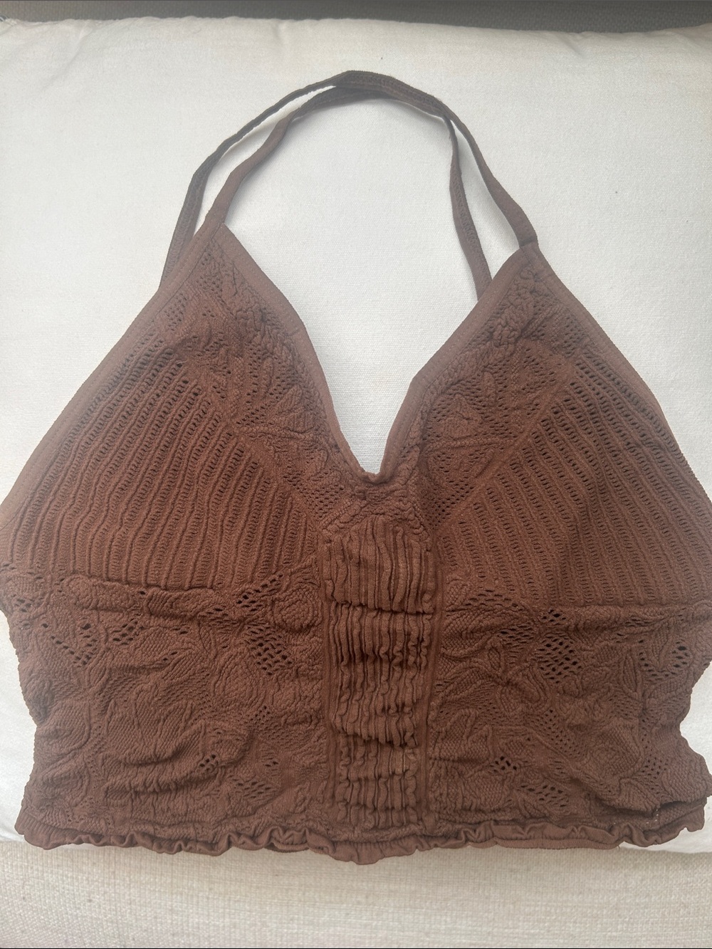 Free people Intimately Women’s Brown Crop TopL/XL